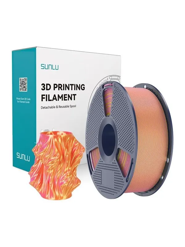 Sunlu PLA+ Silk Dual Color Filament (Pink and Gold