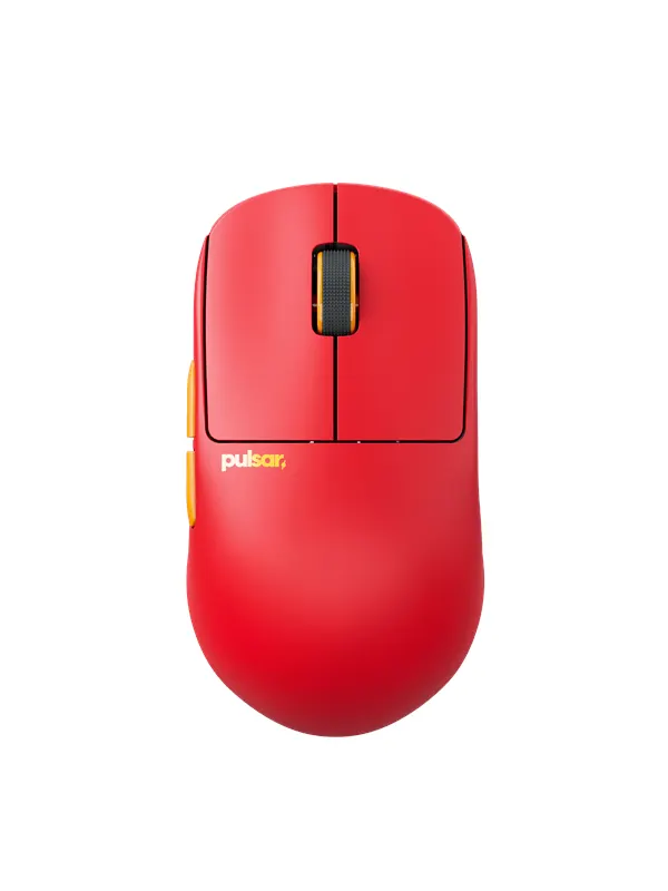 Pulsar X2H CrazyLight Mini Wireless (Volcano) - Gamingmus - Optic - 5 knappar - Röd