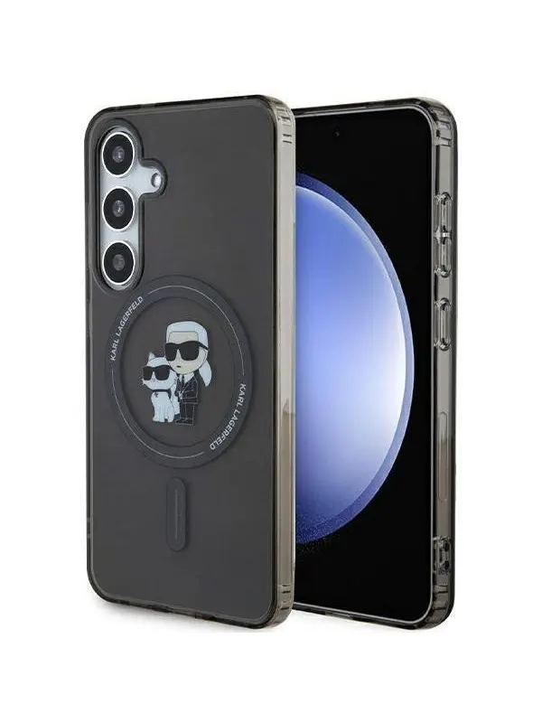 Karl Lagerfeld IML Karl&Choupette MagSafe case for Samsung Galaxy S24 - black