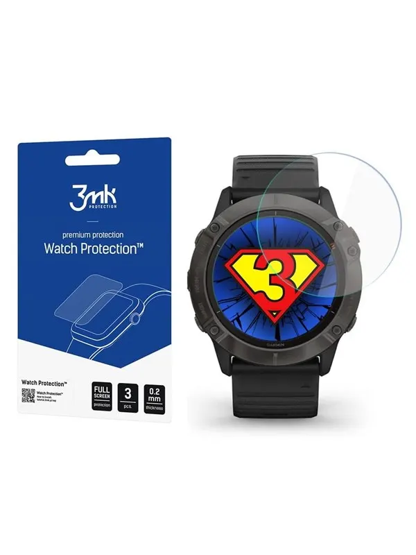 3mk Garmin Fenix 6X Pro - Watch Protection™ v. FlexibleGlass Lite