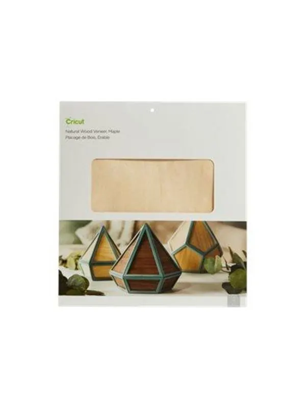Cricut Natural Wood Veneer - craft material - 305 x 305 mm - 2 sheets - maple wood