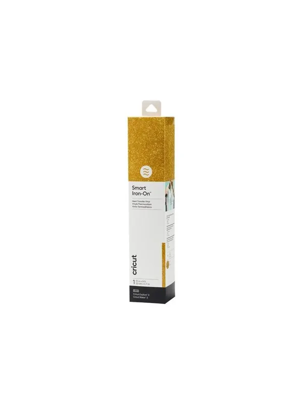 Cricut Smart Iron-On - craft material - 33 cm x 2.7 m - gold - vinyl