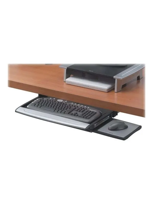 Fellowes Deluxe Keyboard Drawer w/Soft Touch Wris