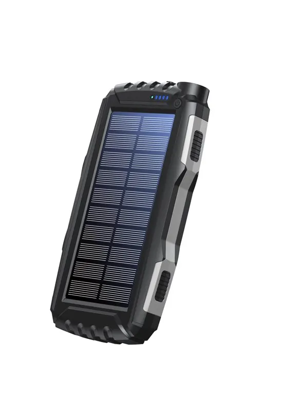 DENVER PSO-20010 MK2 - Solar Powerbank with 20.000mAh Battery and Triple USB Output - 20000 Ah