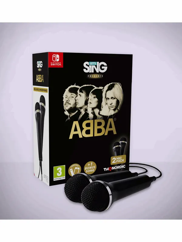 Let's Sing Abba 2027 - 2 Mic Bundle - Nintendo Switch - Nintendo Switch - Party