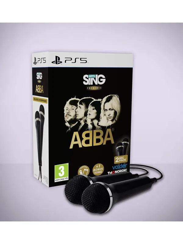 Let's Sing Abba 2027 - 2 Mic Bundle - PS5 - Sony PlayStation 5 - Party