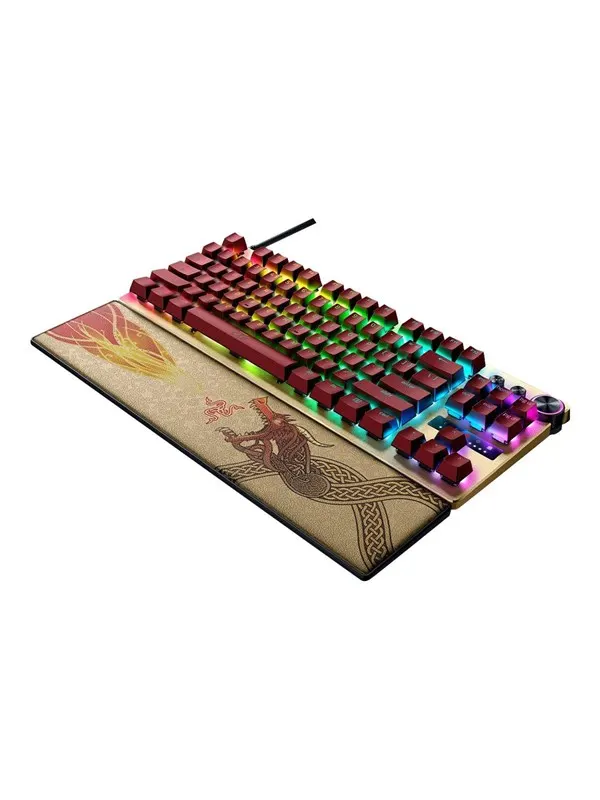Razer Huntsman V3 Pro TKL - Analog Optical Gen-2 - Counter-Strike 2 Edition - Gaming Keyboard - Utan numpad - Engelska (US) - Guld