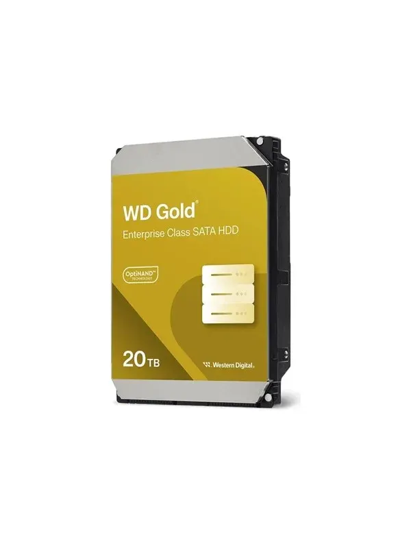 WD Gold - 20TB - Hårddisk - WD203KRYZ - SATA-600 - 3,5"
