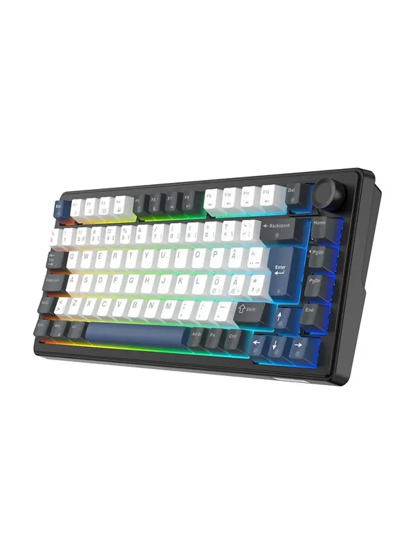 Deltaco GAMING DK480 - Gaming Tangentbord - Nordisk - Svart