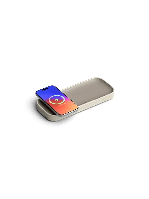 Twelve South Valet Small - Leather Charging Tray | Qi2 15W | USB-C 35W