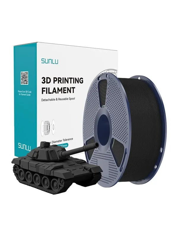 Sunlu PLA+ High-Speed Black Filament