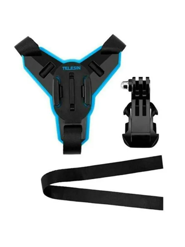 TELESIN Motorcycle Helmet Chin Telesin + J-Hook Mount for sports cameras (GP-HBM-MT7)