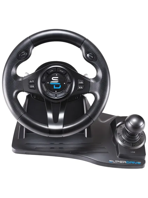 Subsonic Superdrive GS 550 Steering Wheel - Wired Steering wheel & Pedal set - Sony PlayStation 4