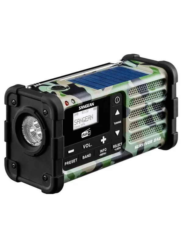 Sangean MMR-88 - Handcrank - Solar Radio - DAB+/FM - Mono
