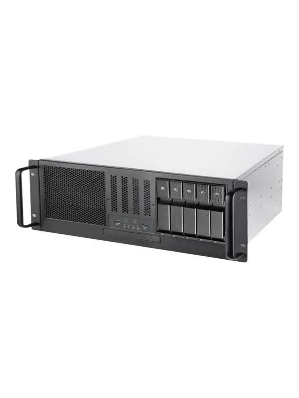 SilverStone RM41-H08 - Chassi - Server (Rack) - Svart