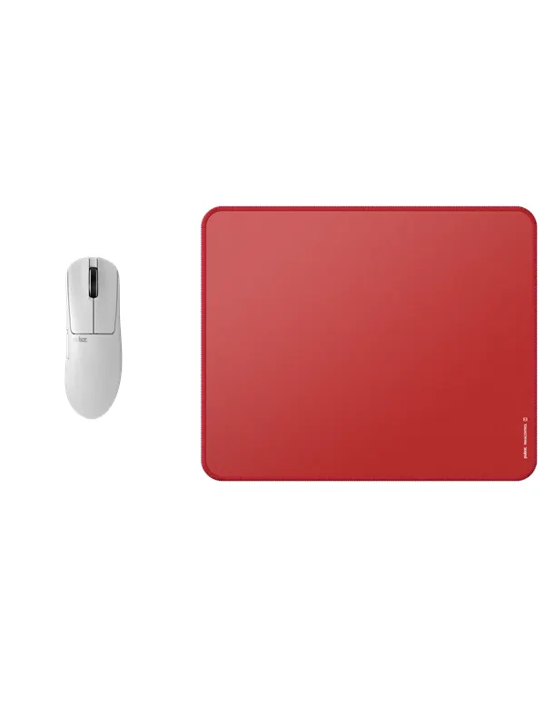 Pulsar Bundle - Xlite V4 Mini White + ParaControl Medium v2 Mousepad - Gamingmus - Optic - 6 knappar - Vit