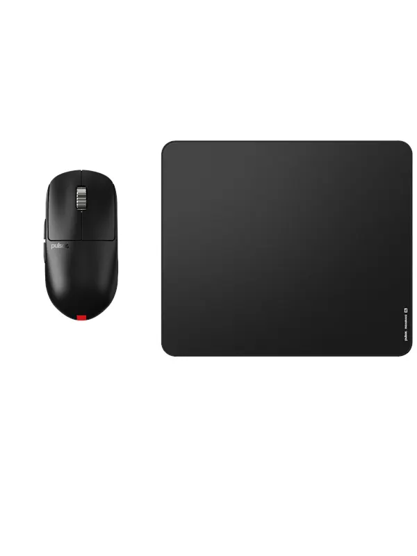 Pulsar Bundle - X2H v3 eS Mini + ParaBrake XL v2 Mousepad - Gamingmus - Optic - 6 knappar - Svart