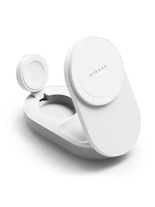 Ringke Charger RINGKE QI2.2 25W 3in1 Magnetic MagSafe - White