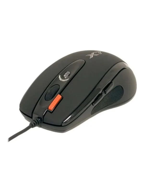 A4Tech XGAME Opto Oscar X710 Extra Fire - mus - Mouse - Optic - 7 knappar - Svart