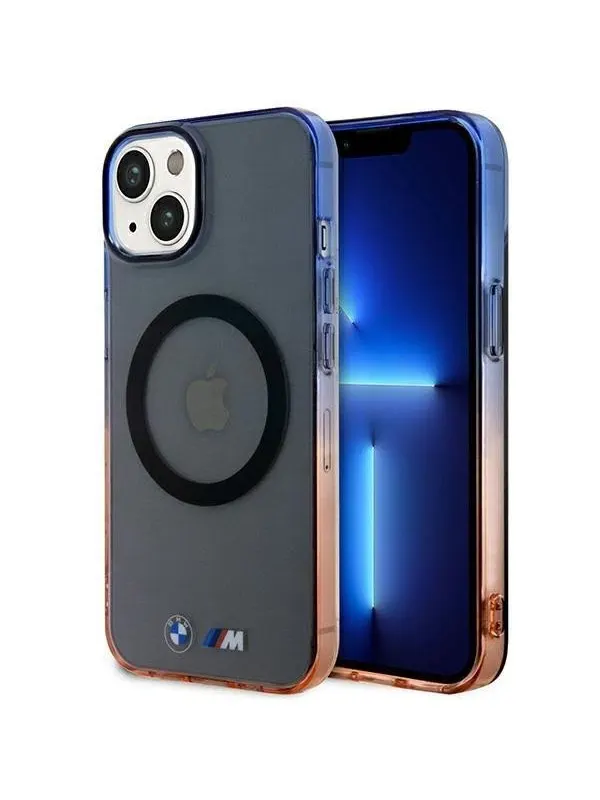 BMW BMHMP14SHTGE iPhone 14 6.1" grey/grey hardcase Gradient Bumper MagSafe