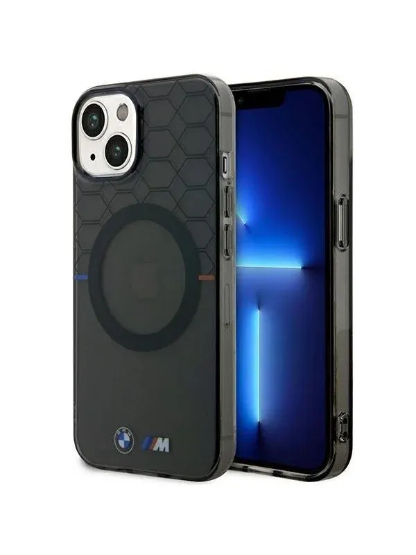 BMW BMHMP14SHGPK iPhone 14 6.1" grey/grey Pattern MagSafe