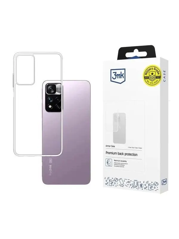 3mk Armor Case for Xiaomi Redmi Note 11 5G - Transparent