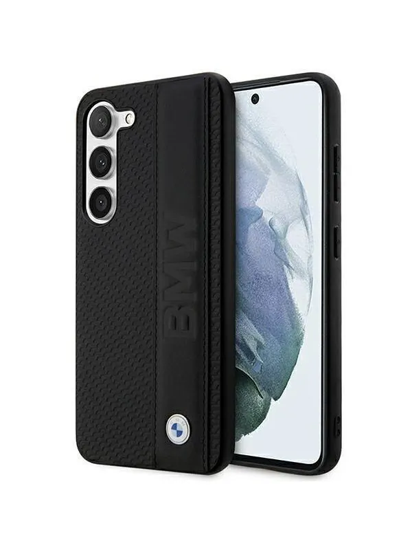 BMW BMHCS23M22RDPK S23+ S916 black/black hardcase Leather Textured & Stripe