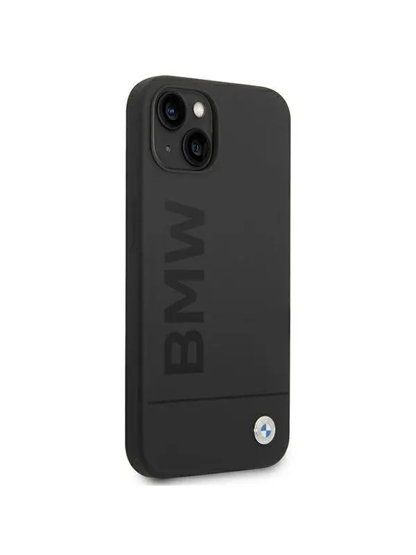 BMW BMHMP14MSLBLBK iPhone 14 Plus 6.7 "black / black hardcase Silicone Signature Logo Magsafe