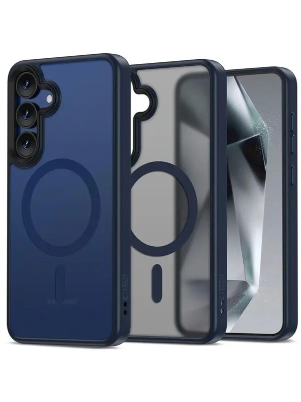Tech-Protect  MagMat MagSafe Case for Samsung Galaxy S25 - Clear Blue