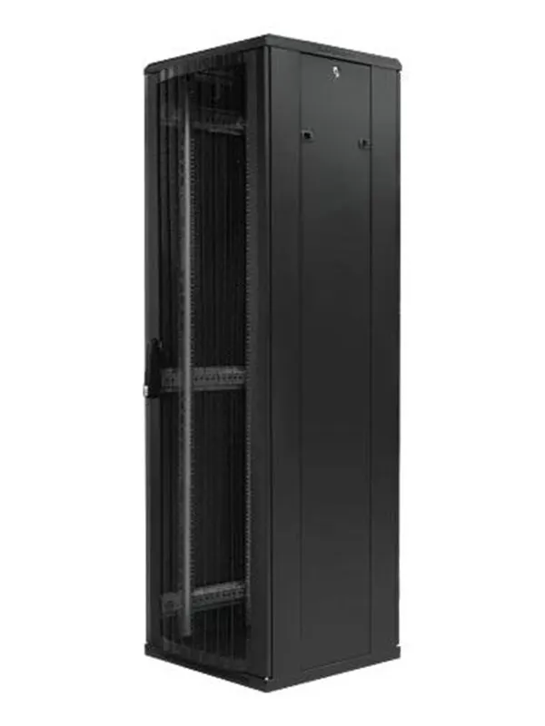TOTEN System G 19" cabinet 42U 600x600 perated front doo - Chassi - Server (Tower) - Svart
