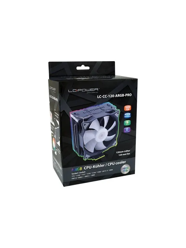 LC Power LC-CC-120-ARGB-PRO processor cooler - CPU Luftkylare