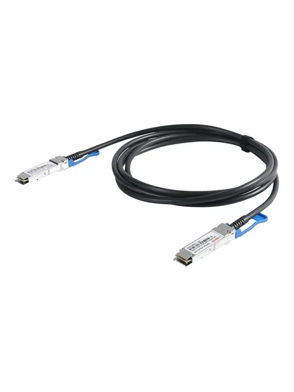 DIGITUS 100G QSFP28 Direct Attach Cable - 3m - Svart - 3m