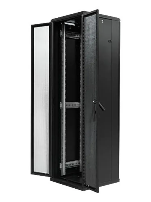 TOTEN System G 19" cabinet 42U 600x1000 perforated 800kg - Chassi - Server (Tower) - Svart