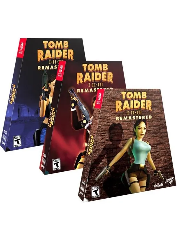 Tomb Raider I-III Remastered (Convention Exclusive) - Nintendo Switch - Action / äventyr