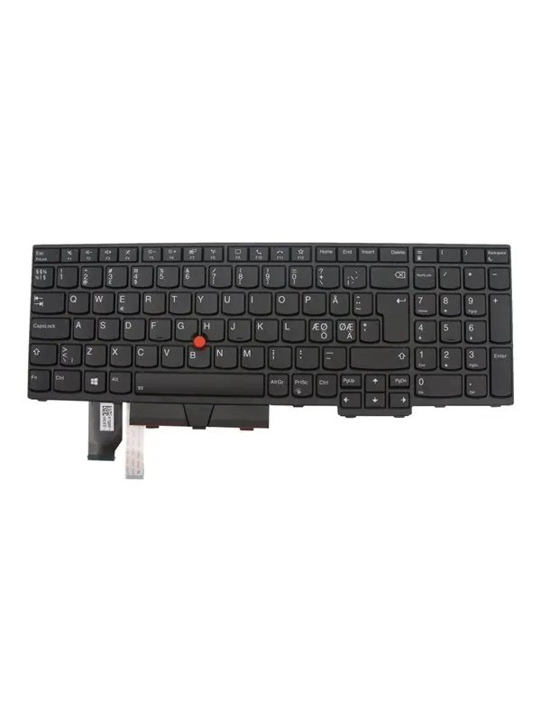 Lenovo Chicony - Laptop tagentbord - till ersättning - Nordisk - Svart