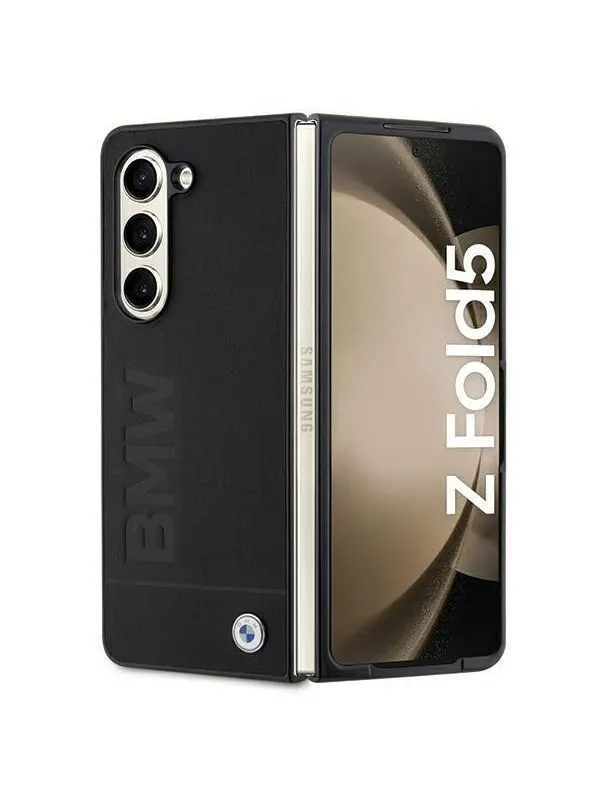 BMW Signature Logo Imprint case for Samsung Galaxy Z Fold 5 - black