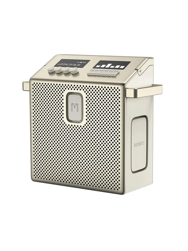 Mondo by Defunc Bluetooth Speaker Medium Silver/Greige
