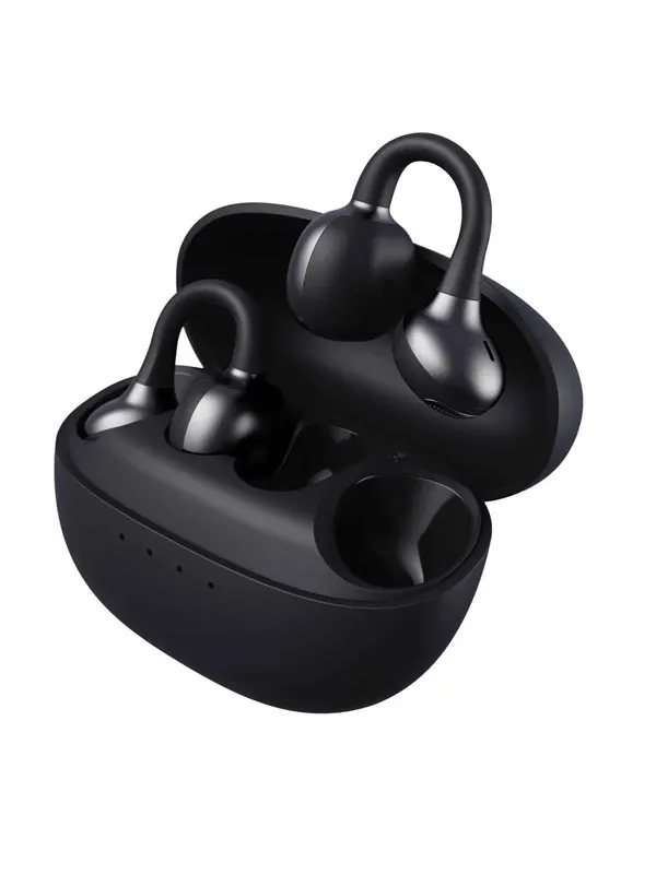 defunc TRUE OPEN TWS Open-Ear Bluetooth Earbuds Black