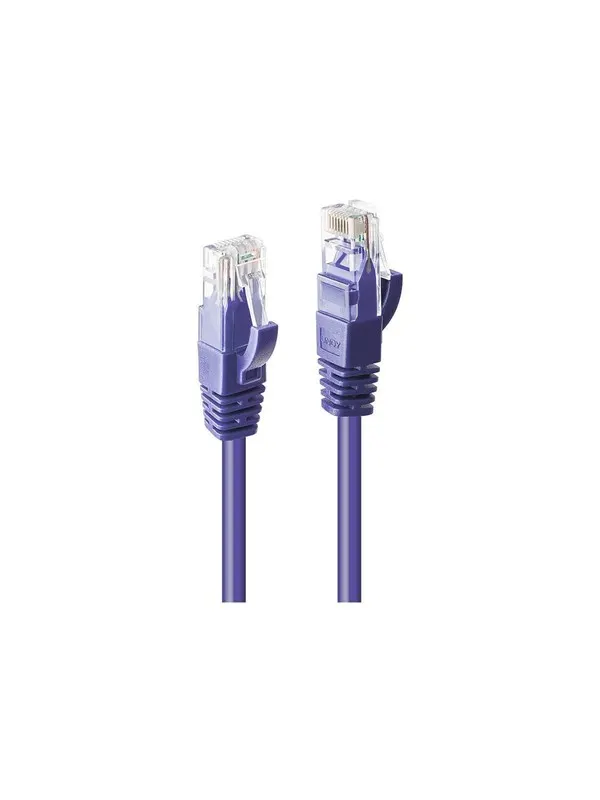 Lindy patch cable - 50 cm - purple - Lila - 0.5m