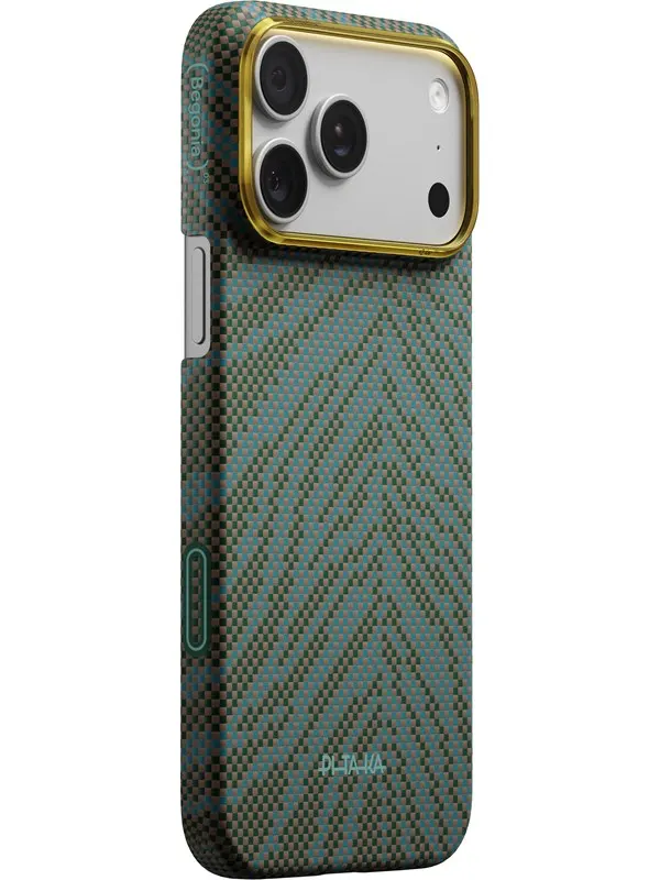 PITAKA Edge Case Breath of Veins - Dive Green - iPhone 17 Pro Max