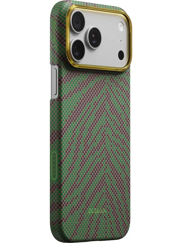 PITAKA Edge Case Breath of Veins - Sprout Surge - iPhone 17 Pro Max