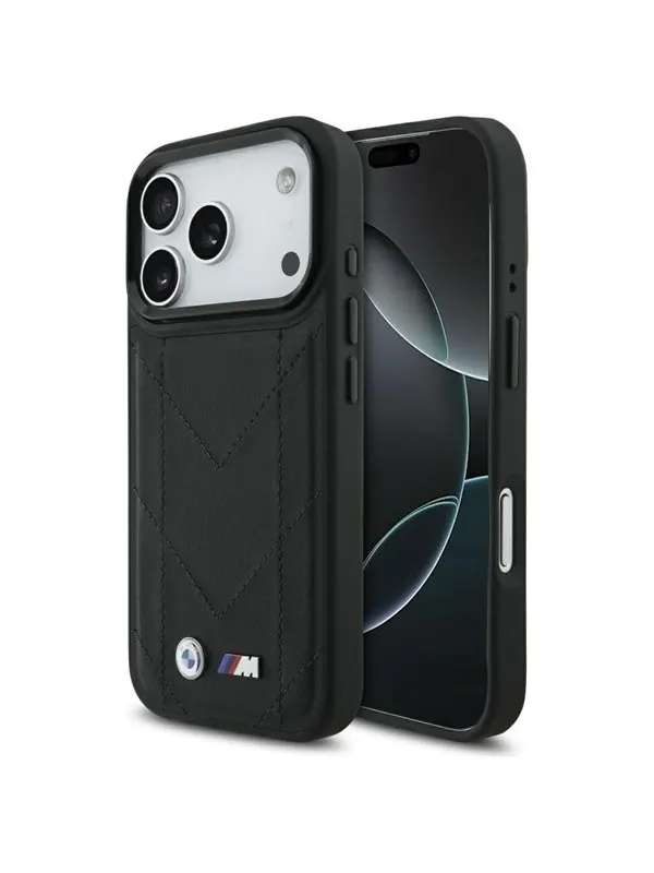 BMW M Quilted Logo MagSafe Case for iPhone 17 Pro - Black