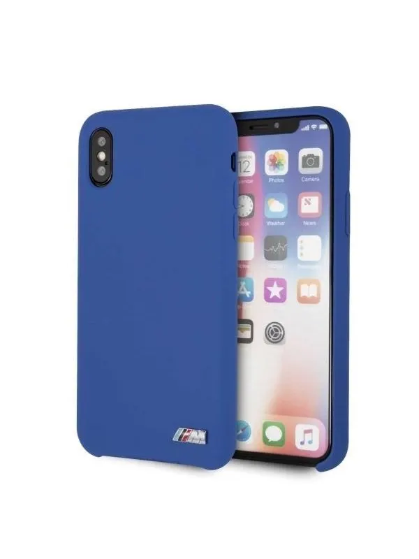 BMW Silicone M Collection iPhone X / Xs Case - Blue