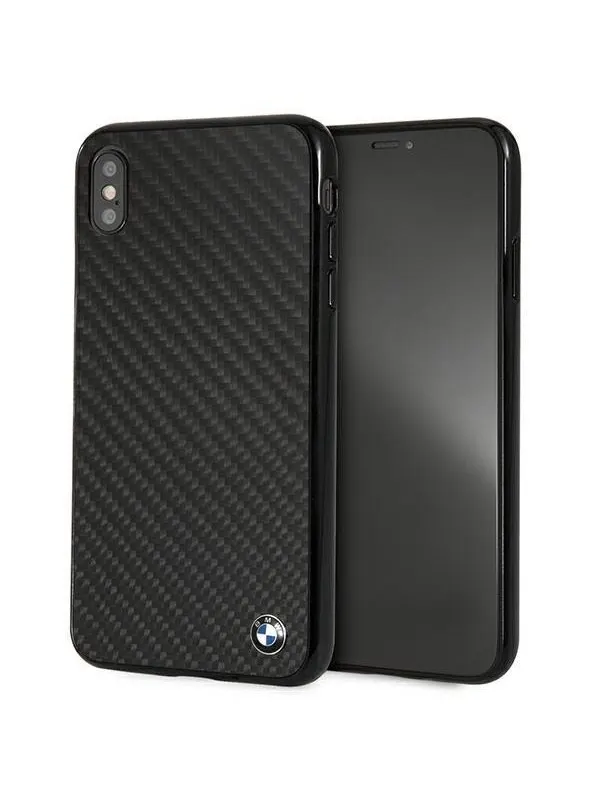 BMW Siganture Carbon Case for iPhone Xs Max - Black