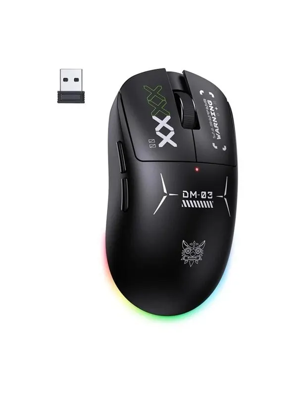 ONIKUMA DM03 RGB Gaming Mouse - Black - Mouse - Svart