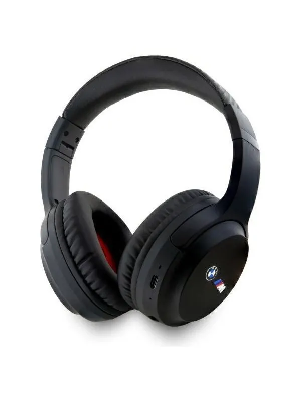 BMW Bluetooth ENC Headphones BMBHMIAV27MBCTK Black/Black Printed Logos