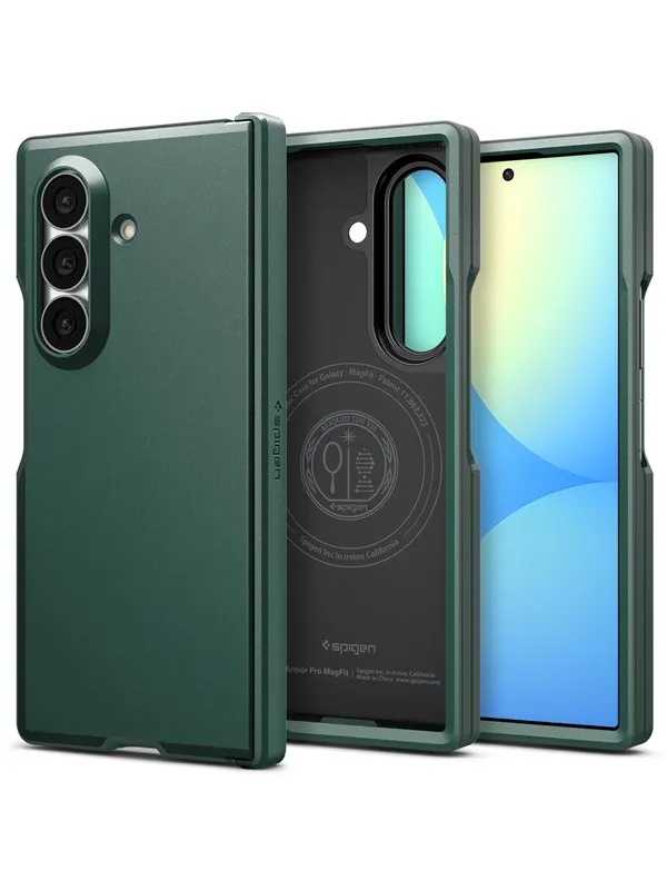 Spigen Tough Armor Pro MagSafe - abyss green - Samsung Galaxy Z Fold8 Ultra