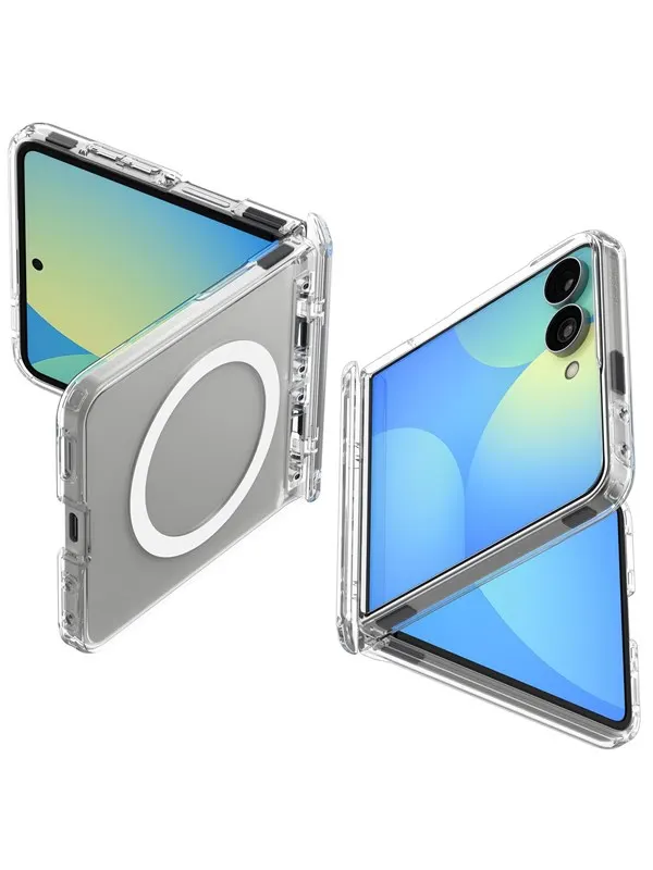 Spigen Ultra Hybrid Pro MagSafe - clear white - Samsung Galaxy Z Flip8