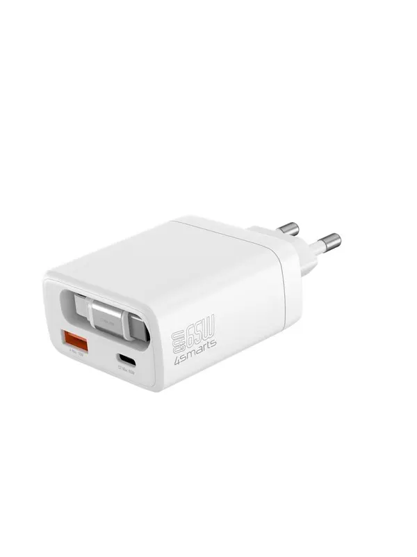 4smarts Jojo PDPlug Slim 65W GaN Charger - White