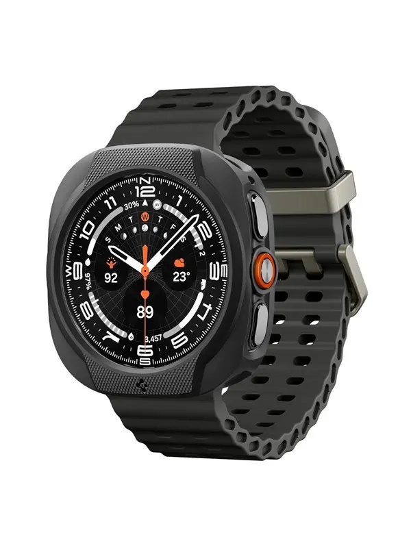 Spigen Liquid Air - matte black - Samsung Galaxy Watch Ultra2